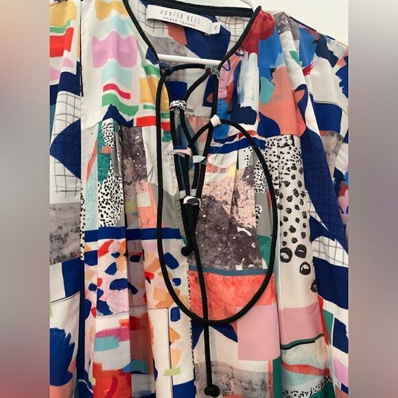 NWT Hunter Bell Patchwork Maxi Dress - Picture 2 of 6